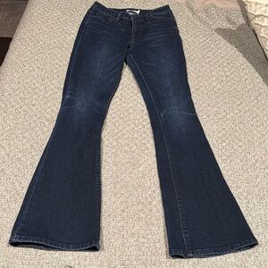Classic Blue Flare Wide Leg Jeans